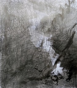 Pierre à pierre 6/9, 2016 Encre de Chine et crayon graphite sur papier 65 X 50 cm